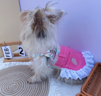 Pink Carrot Pet Dress