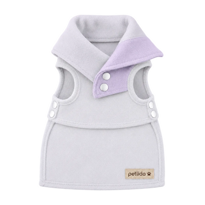 Gray Hooded Pet Jacket
